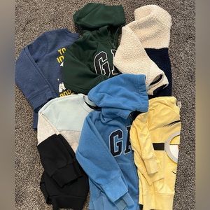 Bundle 5T boys sweatshirts